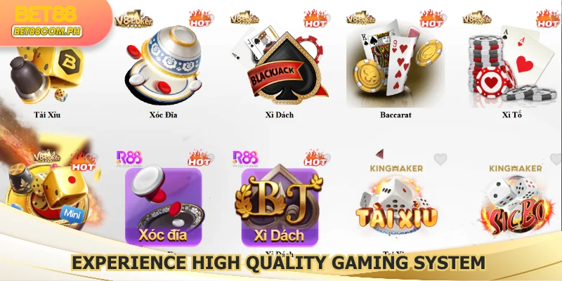 Experience high quality gaming system