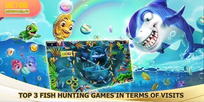 Top 3 fish hunting games in terms of visits